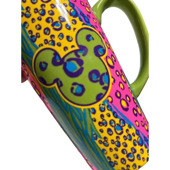 Disney Parks Animal Print Mickey Mouse Tall Mug - Picture 7 of 8